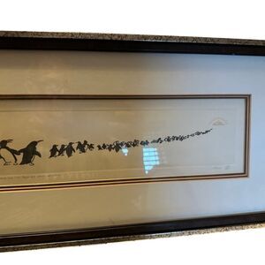 20 x 10 penguin art    we’re headed to the promised Land signed Angie 209/400